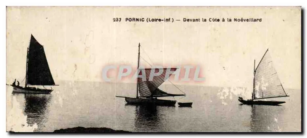 PORNIC (Loire-inf.) — Devant la Côte à la Noëveillard — F. Chapeau éditeur Nantes - Vorderseite