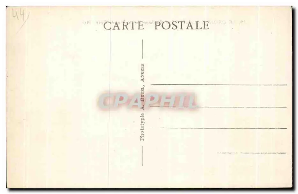 Le Croisic (L.-Inf) — Die Felsen der Grande Côte — AB. - Rückseite