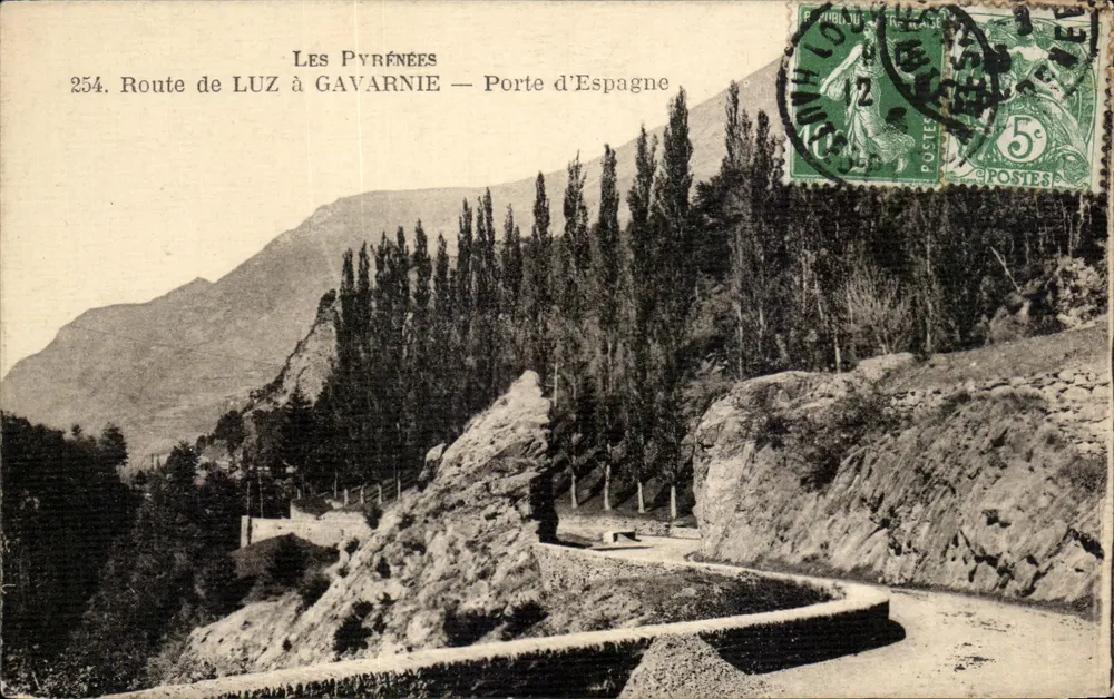 Die Pyrenäen — Straße von Luz nach Gavarnie — Tür von Spanien — n°254 - Vorderseite