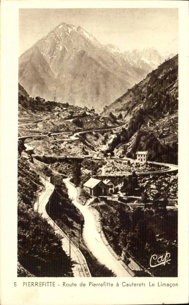 Pierrefitte - Estrada de Pierrefitte a Cauterets Le Limagon — CAP - Frente