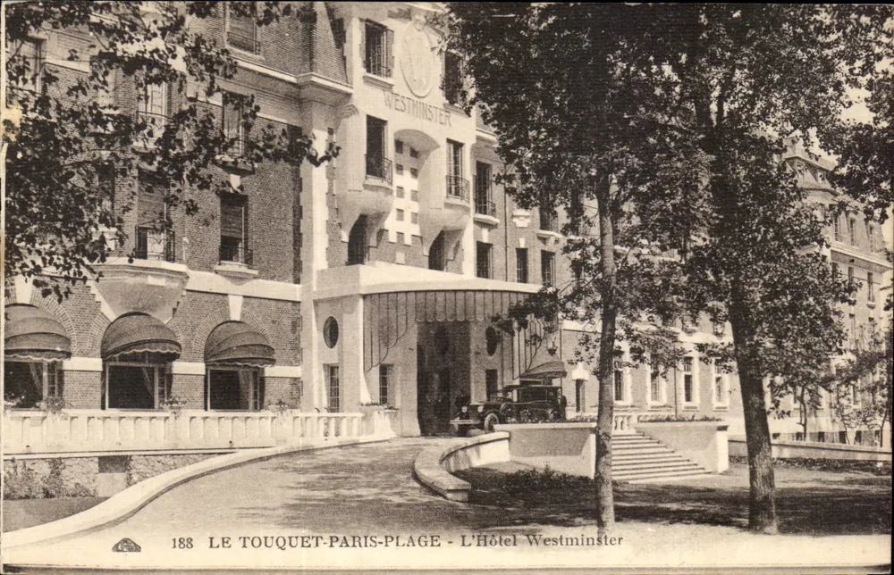 Das Hotel Westminster — Le Touquet-Paris-Plage — Verlag: Cie Anselmo de la 4e Photo. Straßburg - Vorderseite