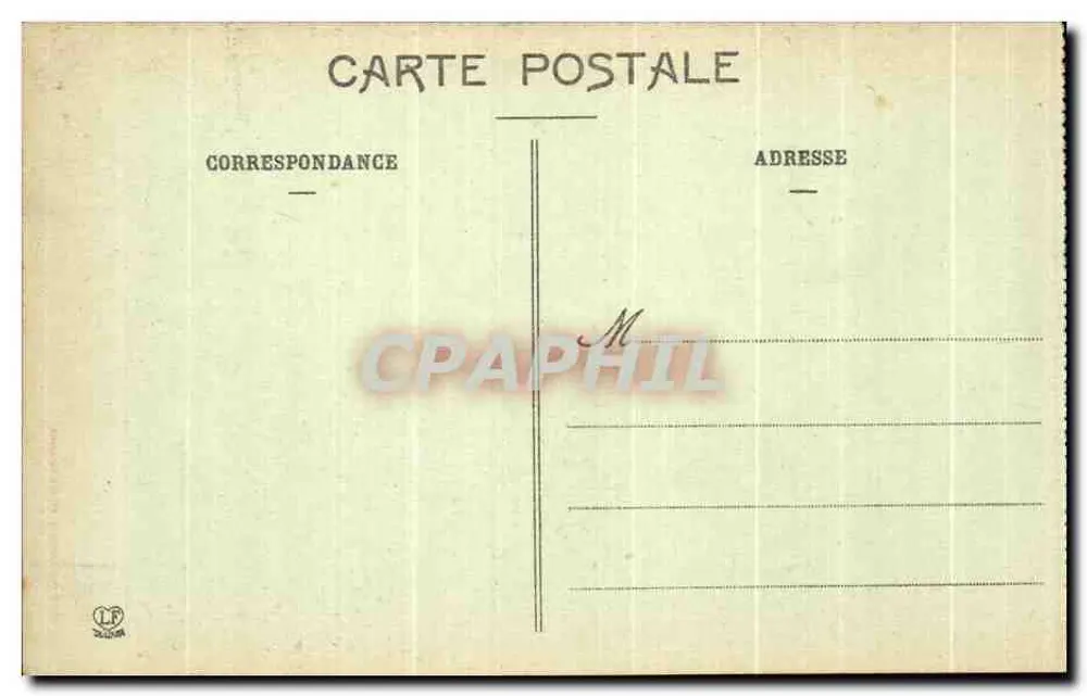 Les Hautes-Pyrénées - Cauterets - Cascade de Cerisey — Phototype Labouche Frères, Toulouse - Verso