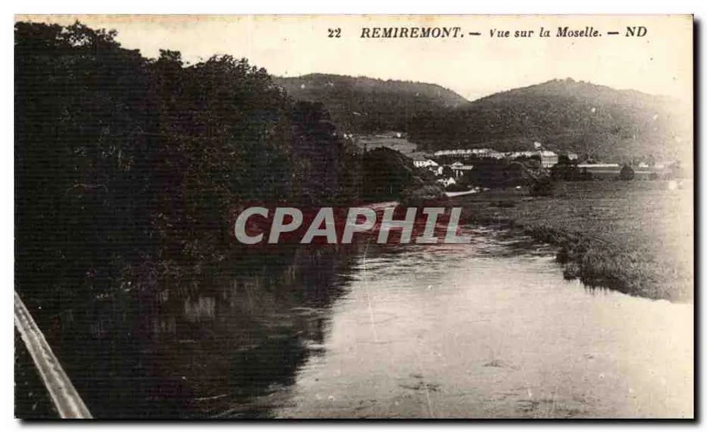 Remiremont — Vista sobre a Mosela — ND - Frente