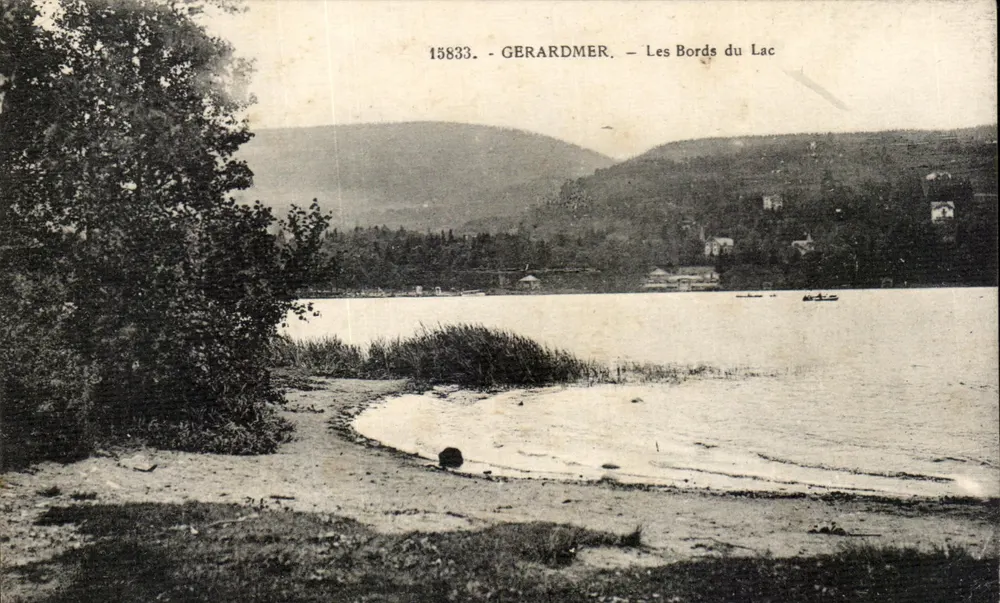 GERARDMER — Os Margens do Lago — Editor: Cartes 'La Cigogne', Strasbourg - Frente