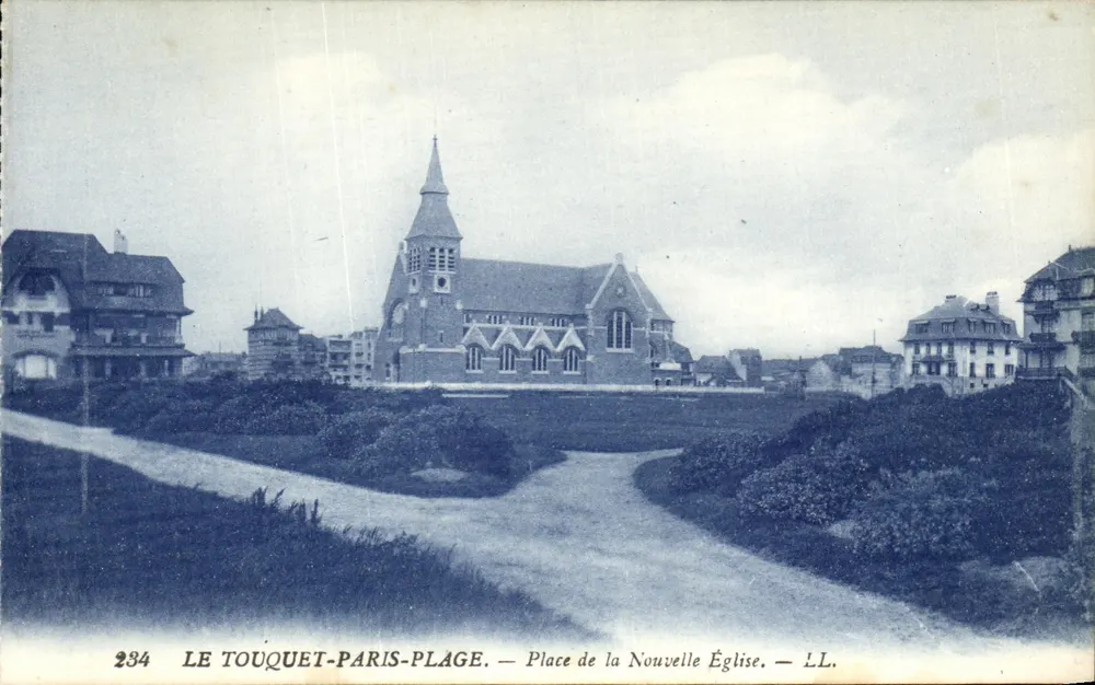 Le Touquet-Paris-Plage — Place de la Nouvelle Église — LL, n° 234 - Vorderseite