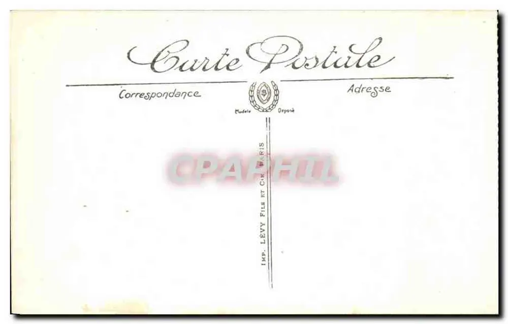 Le Touquet-Paris-Plage — Place de la Nouvelle Église — LL, n° 234 - Rückseite