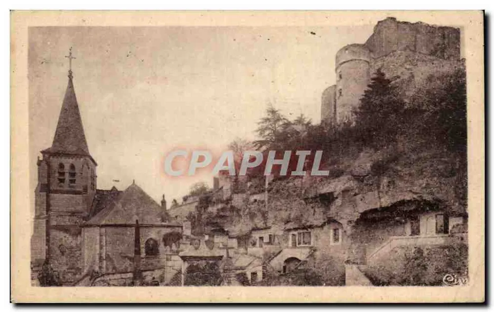 Montrichard (Loir-et-Cher) — Église et le Donjon - Frente