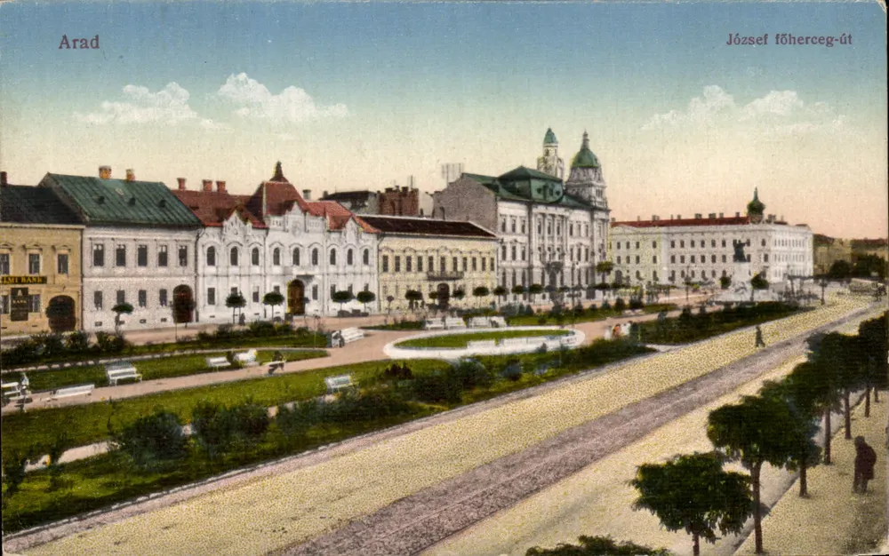 Arad — József főherceg-út — wydawca nieznany, numer seryjny nie widoczny - Awers