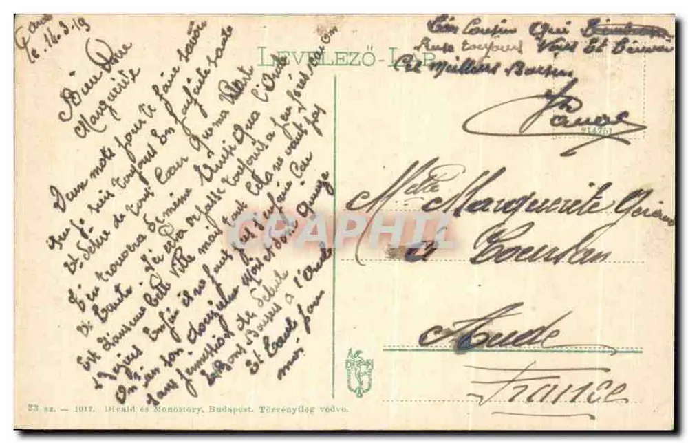 Arad — József főherceg-út — wydawca nieznany, numer seryjny nie widoczny - Rewers