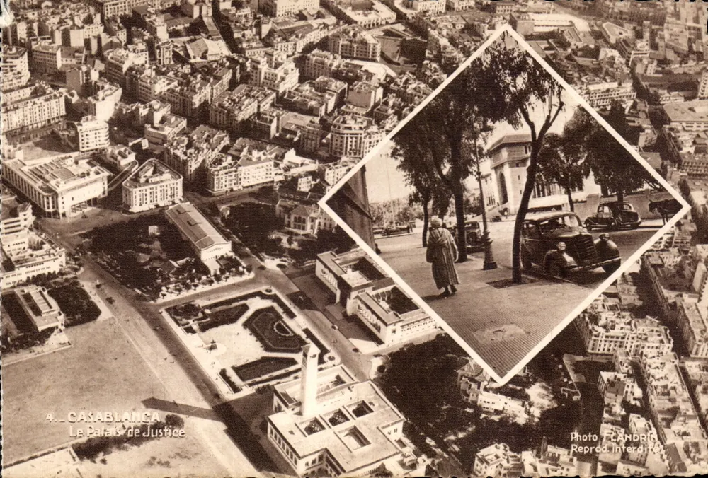Casablanca — Das Gerichtshaus — Foto Flandrin - Vorderseite