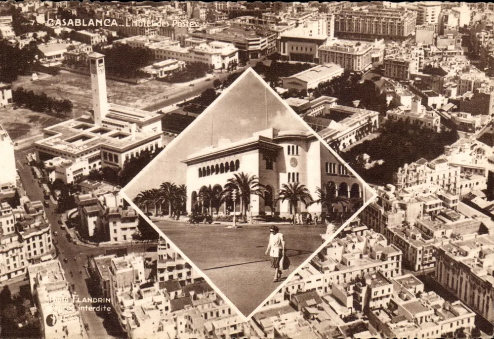 Casablanca — O Hotel das Correios — Foto Flandrin - Frente