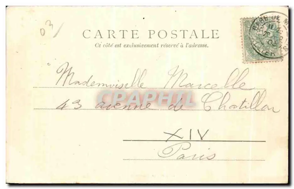 A Catedral — Moulin (Allier) — F. Desvax, editor, Moulin (Allier) - Verso