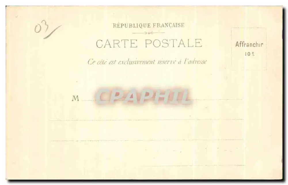 Vichy — Hotel de Ville — FA et C° - Rewers