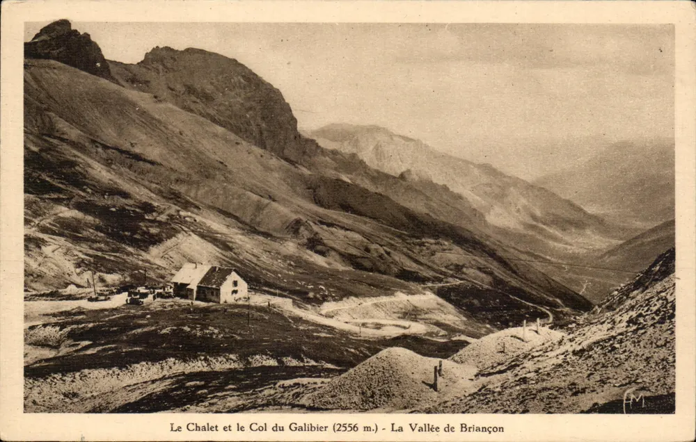 Das Chalet und der Col du Galibier (2556 m.) - Die Tal der Briançon — Martinotto Frères - Vorderseite