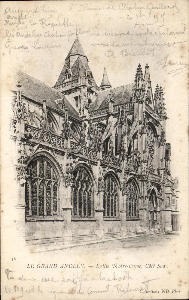 Le Grand Andely — Kirche Notre-Dame, Südseite — Collections ND Phot n°36 - Vorderseite