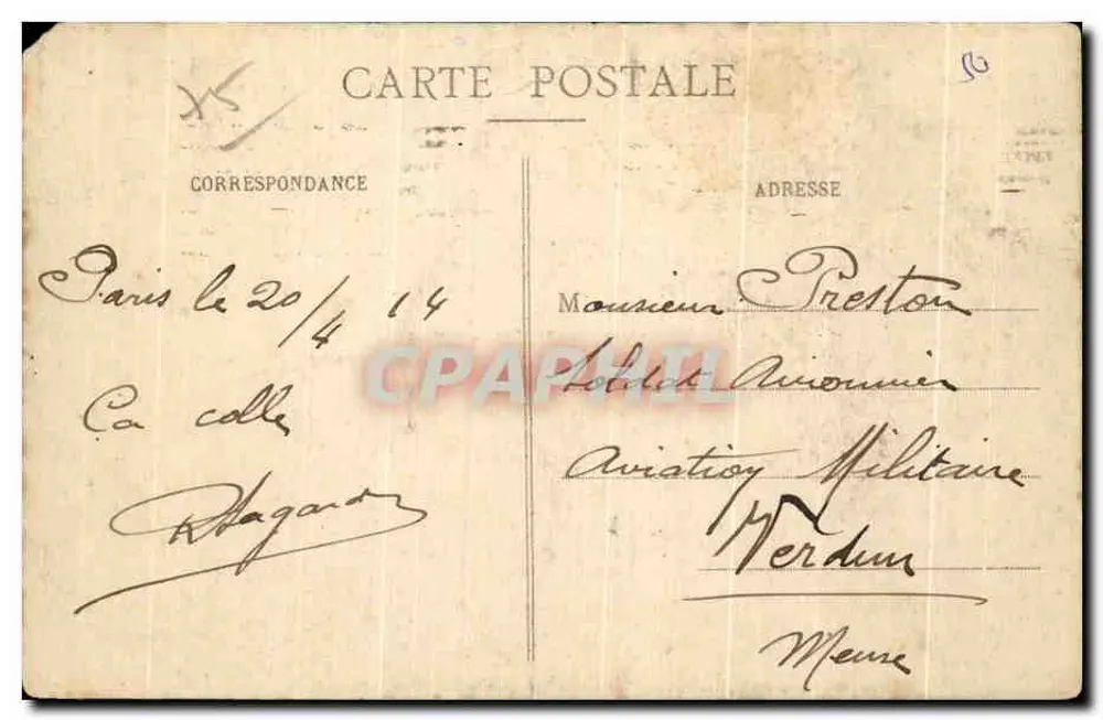 Buttes Chaumont - Die Aufstieg zum Belvédère — J.H. — n°315 - Rückseite