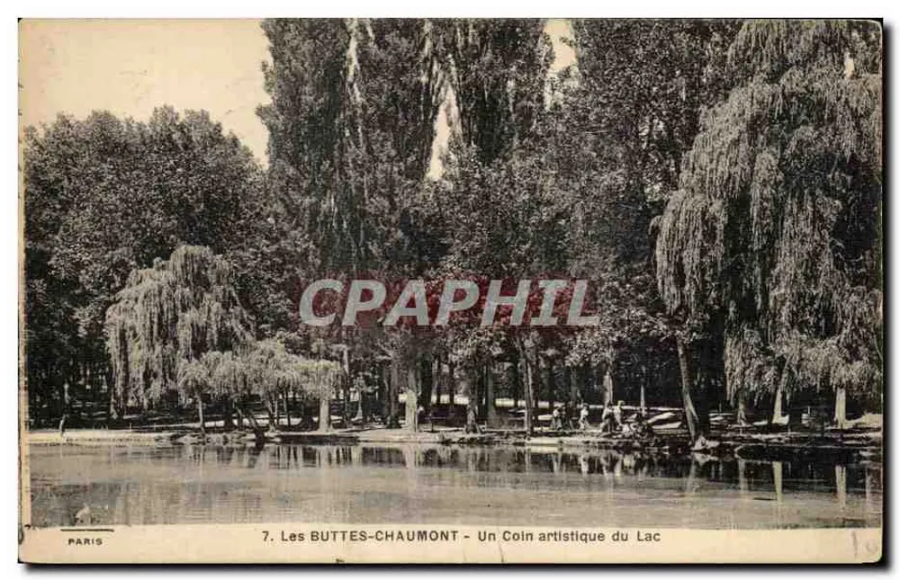 Die BUTTES-CHAUMONT - Ein künstlerisches Eckchen am See - Vorderseite