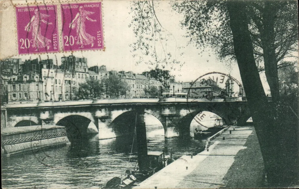 Der Neue Brücke und der Arm der Münze — Paris — Edition La Cigogne, III, Rue Béthune - Paris - Vorderseite