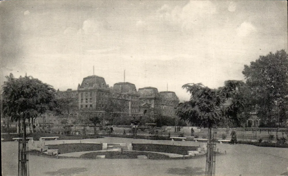 Place de la Concorde — Ansicht des Palais Bourbon — Edition La Giegeuse, Nr. 15 - Vorderseite