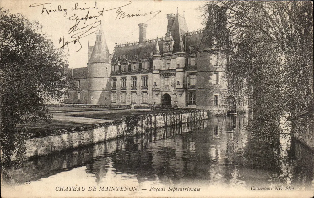 Castelo de Maintenon — Fachada Septentrional — Coleções ND Phot - Frente