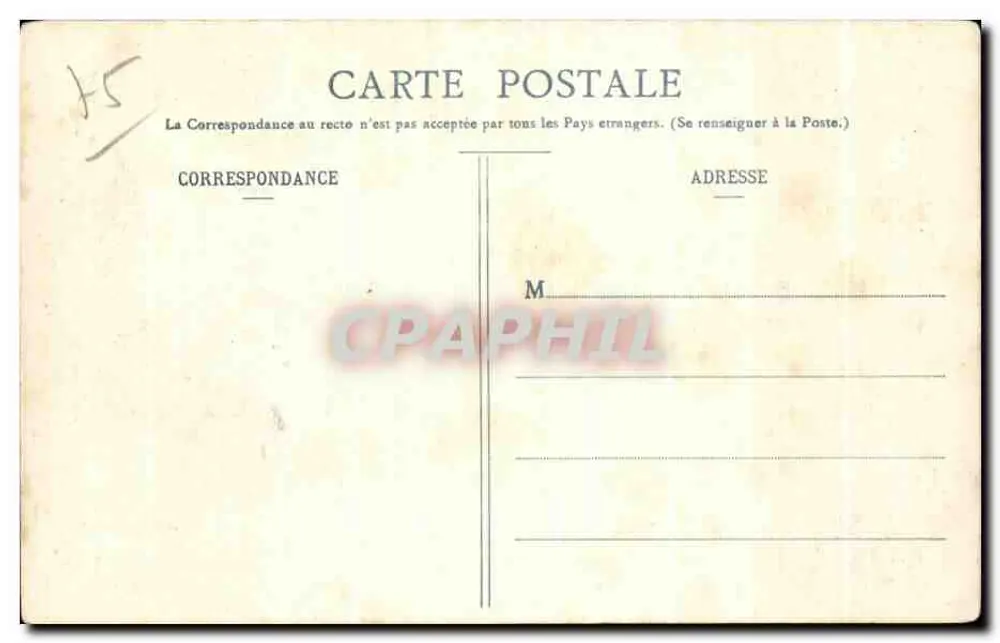 Paris - Igreja de São José (Xe) - G. I. - n° 1202 - Verso