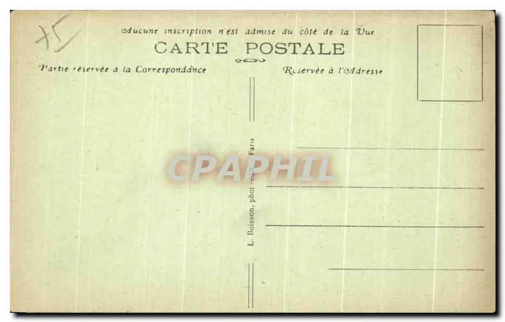 Igreja de São José — Paris (11º) — J. H. n°98 - Verso