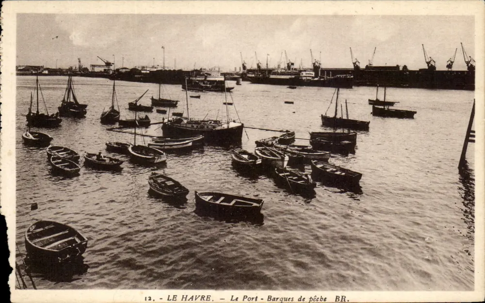 Le Havre — Der Hafen — Fischerboote BR. - Vorderseite