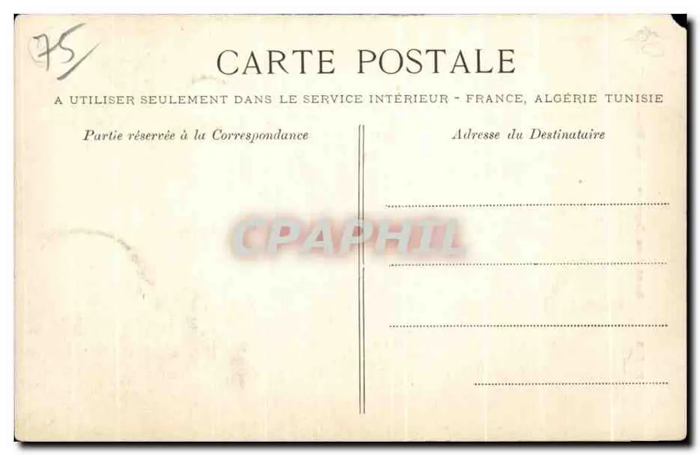 Igreja de São João Batista de Belleville — Paris — C. L. C. n°396 - Verso