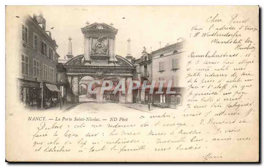 NANCY — La Porta San Nicola — ND Phot - Recto