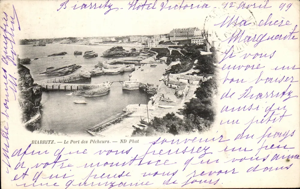 Biarritz — Der Hafen der Fischer — ND Phot - Vorderseite