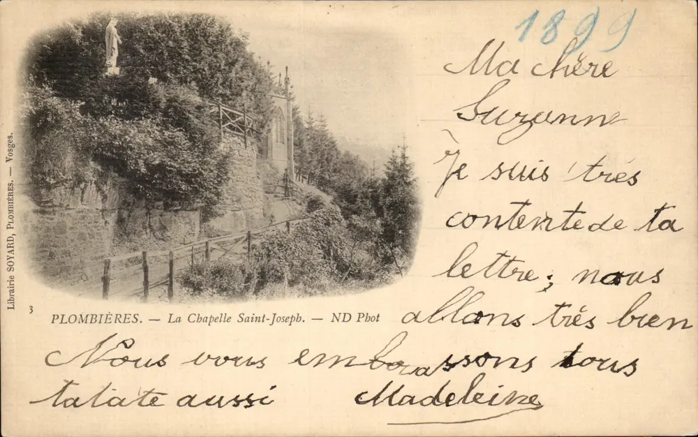 Plombières — Ansicht der Kirche Saint-Joseph — Librairie SOYARD, Plombières — Vosges - Vorderseite