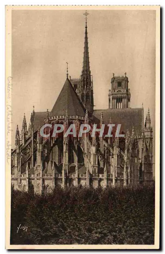 Orléans — Abside da Catedral Santa Cruz — Les Éditions d'Art Yvon, Paris - Frente