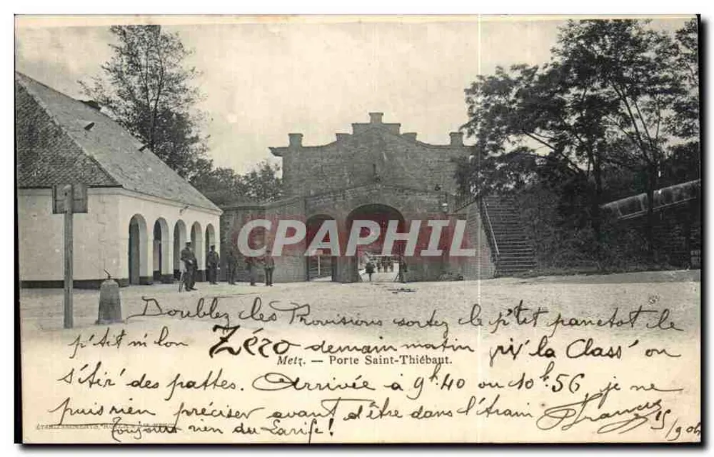 Porta Saint-Thiébaut — Metz — editor desconhecido, número de série não visível - Frente