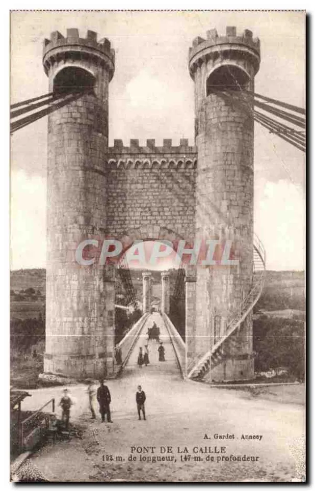 Brücke der Caille — A. Gardet, Anneoey - Vorderseite