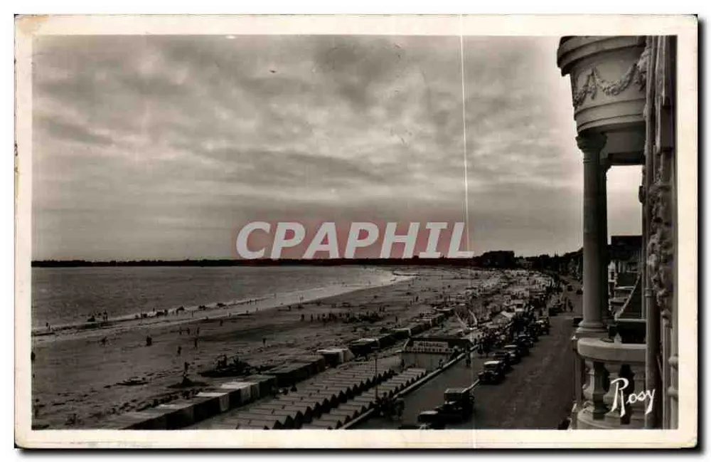Strand von Baule-sur-Mer — Aussicht vom Hotel Adriana — Verlag Rooy - Vorderseite