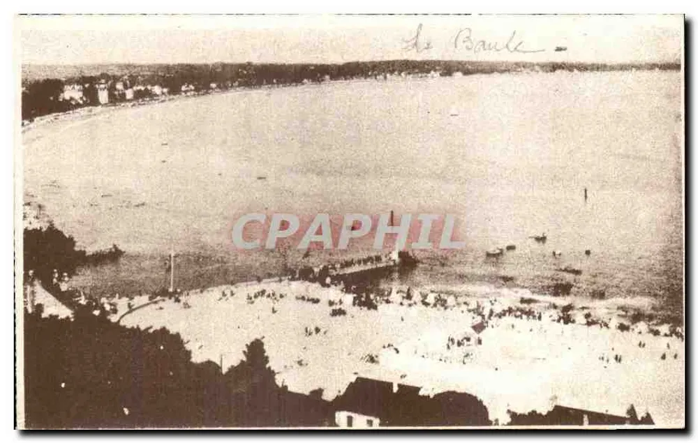 La Baule — Vista geral da Baia — Edição 'Livre de la Cie Internationale des Wagons-Lits' n° A 32 - Frente