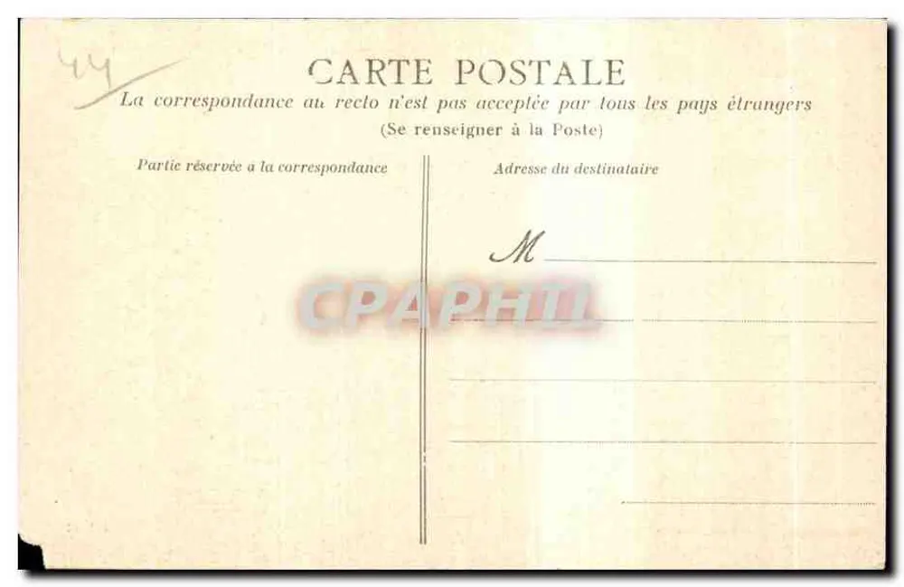 La Baule (Loire-Inf.) — Der Strand, Aufnahme von der Promenade — Héliotypie Dugas et Cie, Nantes, n° 1182 - Rückseite