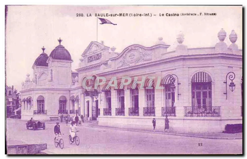 LA BAULE-sur-MER (Loire-Inf.) — Ansicht des Casinos (Architekt, F. MÉNARD) - Vorderseite