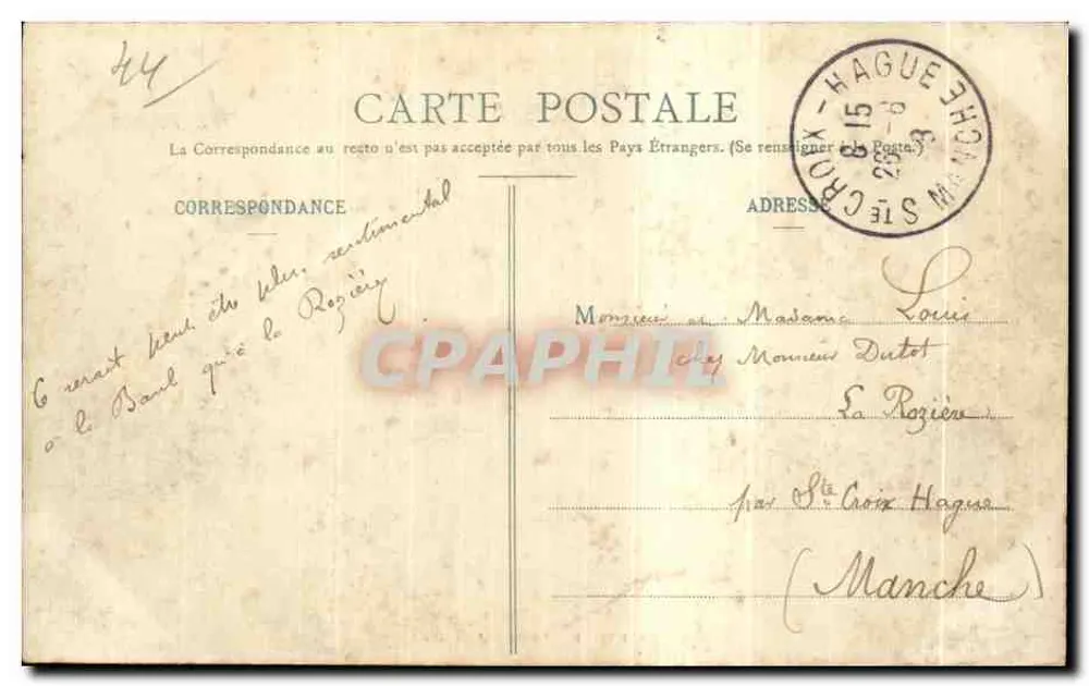 La Baule — Las Amour — wydawca T. H., nr 38 - Rewers