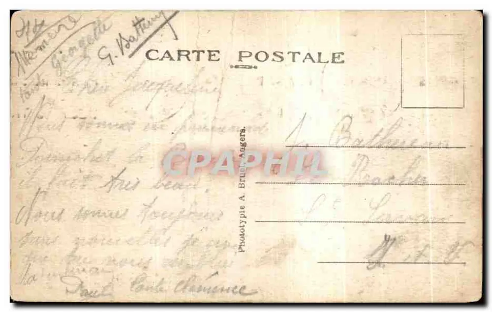 La Baule-sur-Mer (Loire-Inf) — Bebé à la Mer — A B - Verso