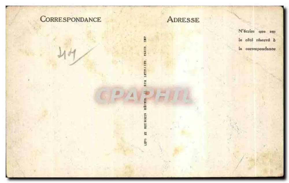 La Baule — La plage et le boulevard de l'Esplanade — LL, n° 458 - Rückseite
