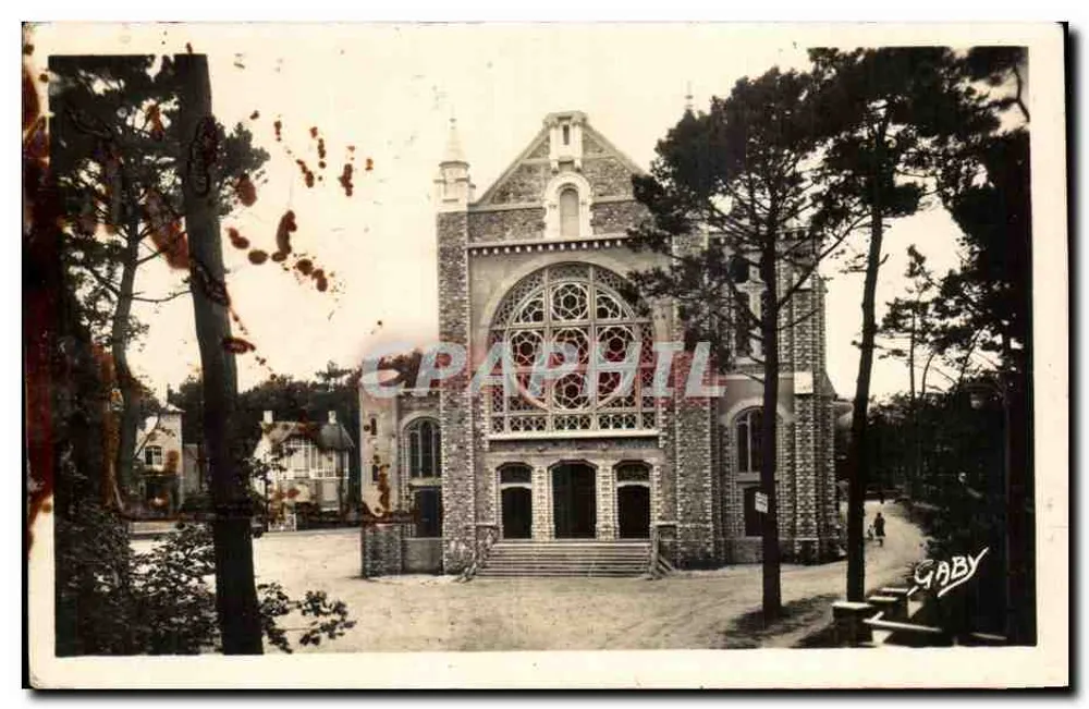 La Nouvelle Église — vue de façade avec rosace — éditeur GABY - Vorderseite