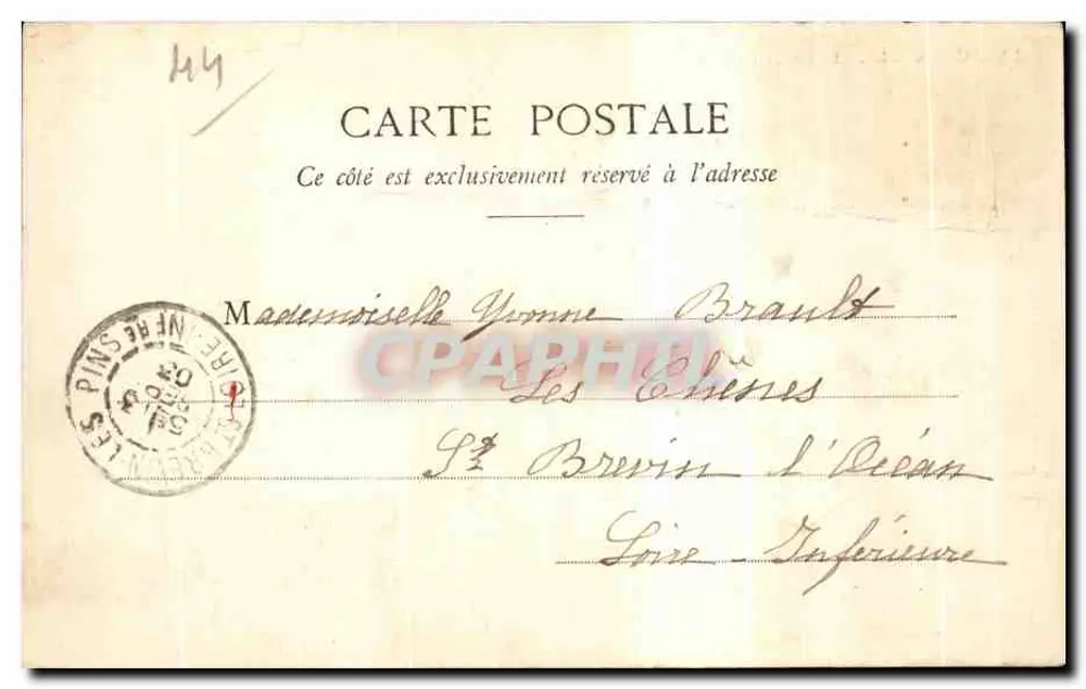 LA BAULE-sur-MER — Le Boulevard Darlu — éditeur non visible - Verso