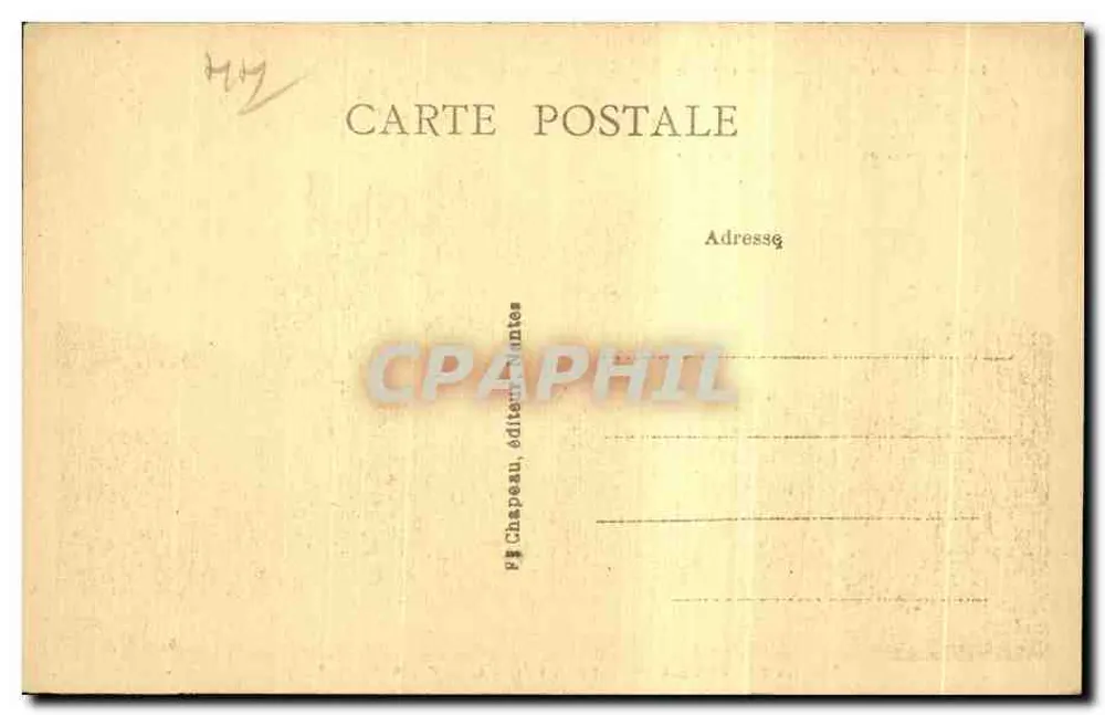 Guérande (Loire-Inf.) — Le Mail und die Porte Saint-Michel — Verlag P. Chapeau, n° 343 - Rückseite