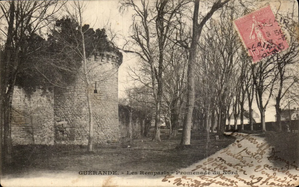 Guérande - Die Mauern - Nordpromenade — unbekannter Verlag - Vorderseite