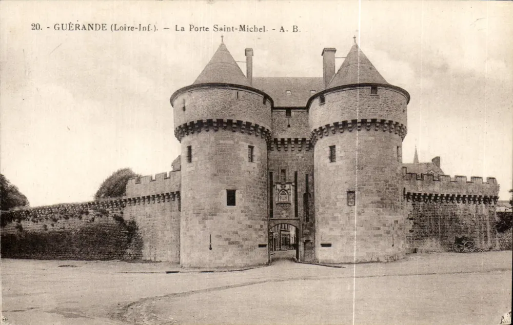 Guérande (Loire-Inf.) — A Porta Saint-Michel — A. B. - Frente