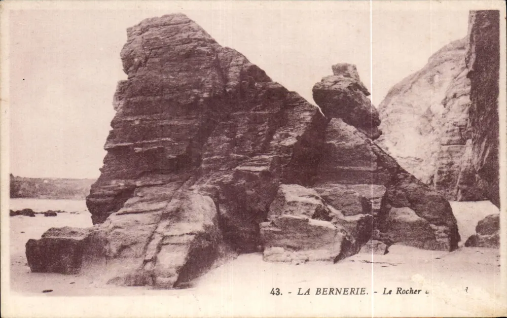 La Bernerie - O Rocho — G. Arraud, editor, Nantes - Frente
