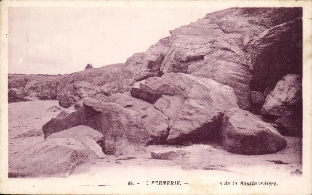Pernerie — Felsen der Boutinardière — G. Artiaud, Verlag, Nantes - Vorderseite