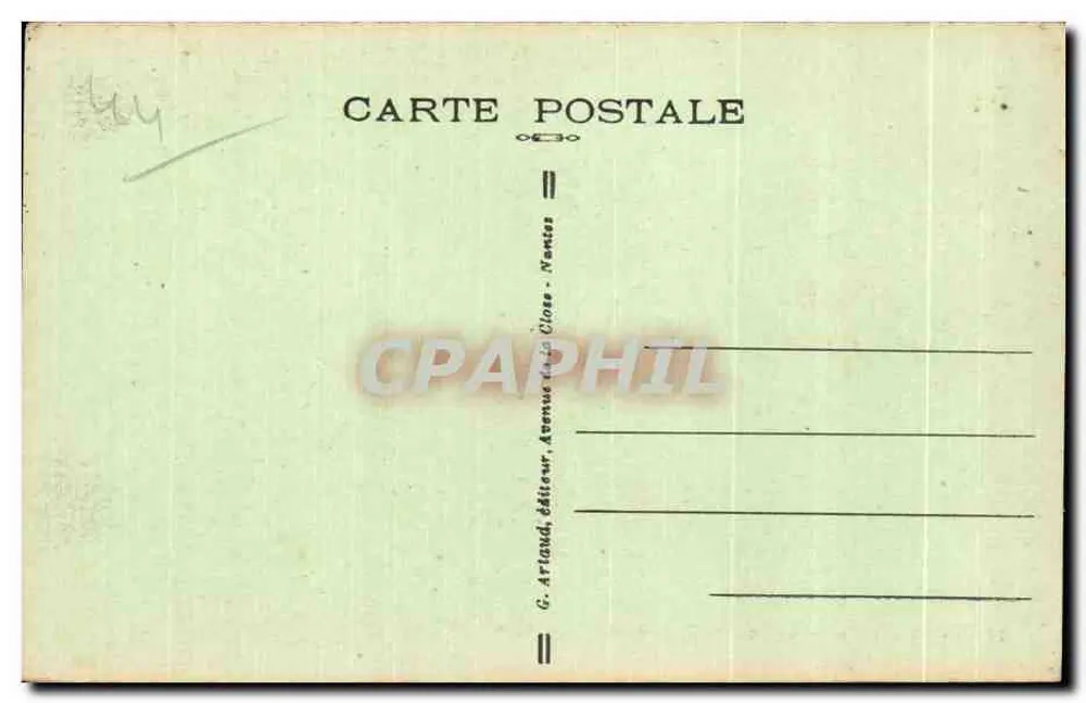 La Bernerie — Die große Strandbucht zur Badezeit — G. Arland, Nantes - Rückseite