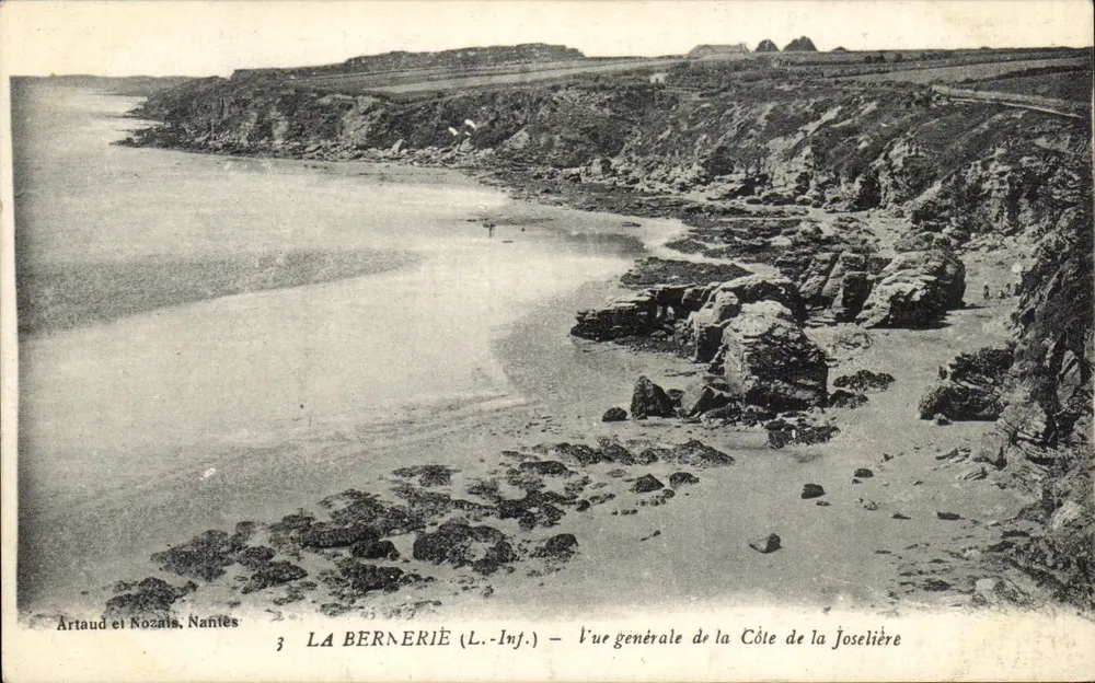 La Bernerie (L.-Inf.) — Allgemeiner Blick auf die Joselière-Küste — Artaud el Nozais, Nantes - Vorderseite